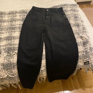 khaite black jeans